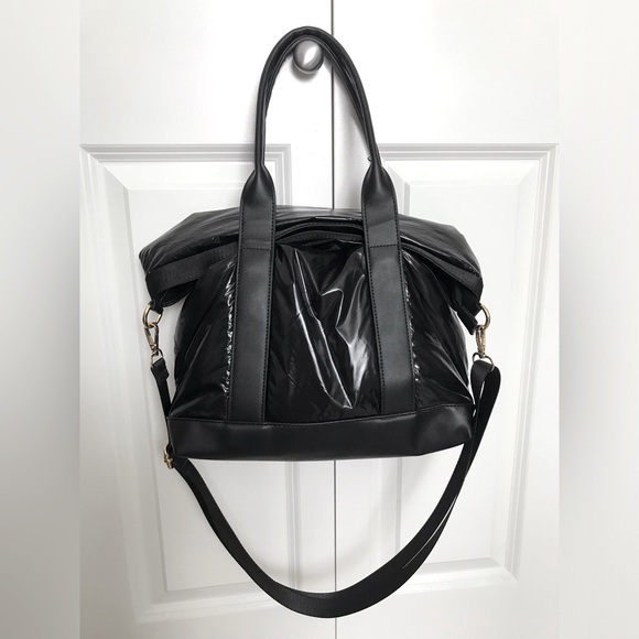 Reitmans Handbags - Convertible Glossy Puffer Tote Bag NWOT